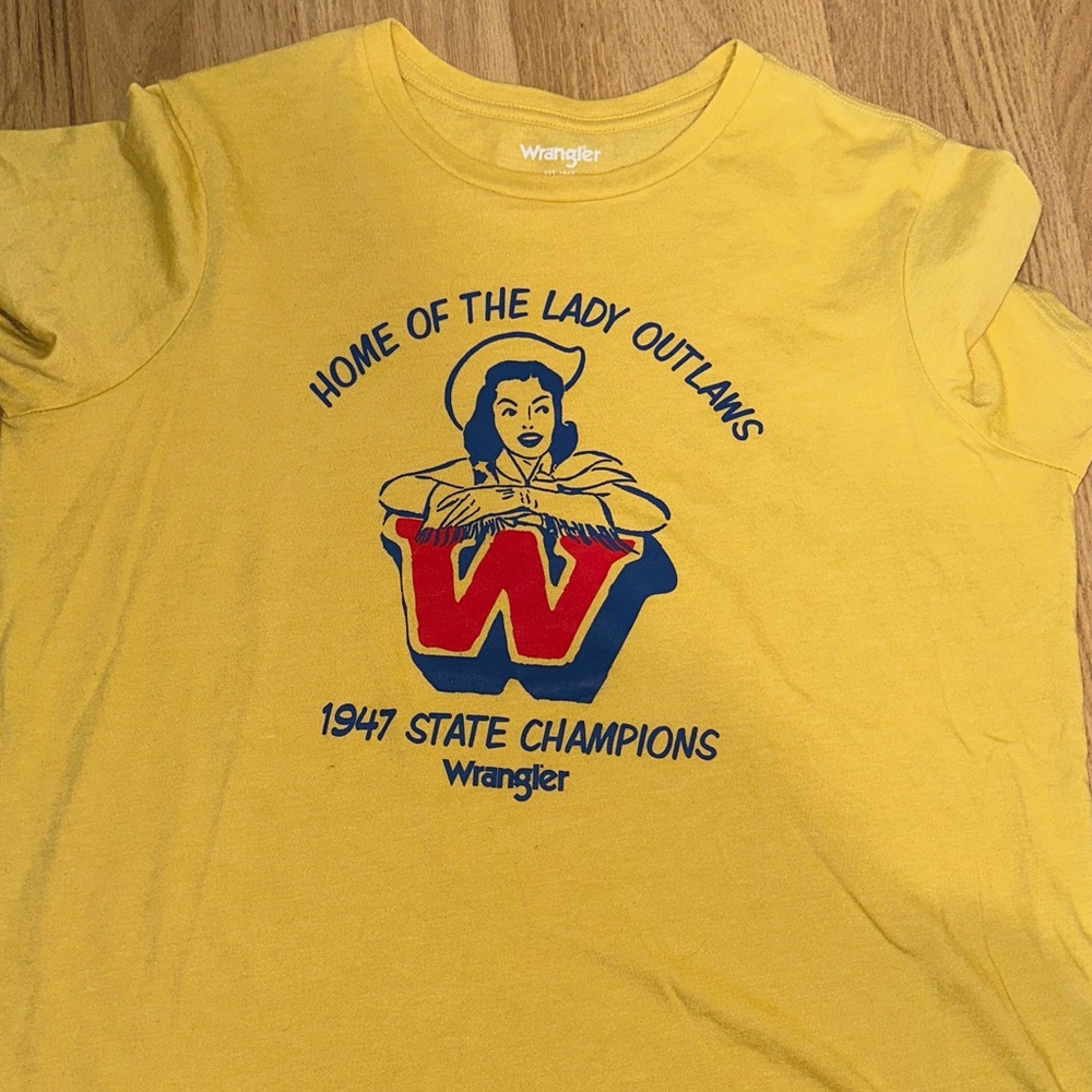 Wrangler Yellow Graphic Tee